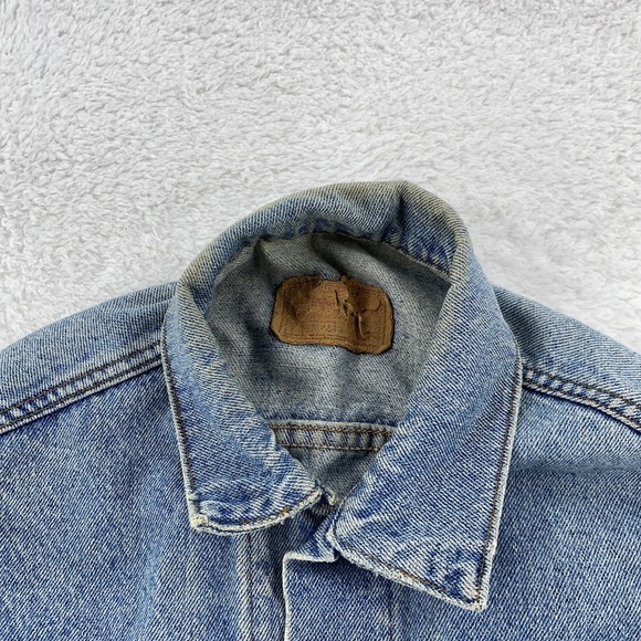Vintage Levis Denim Jacket XS Trucker Made USA 70507 4890 Distressed 90s - Picture 4 of 12